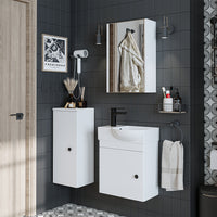 Ensemble de meubles de salle de bain - PUNTO - Meuble sous vasque - Meubles de salle de bain - Gäste WC - armoire de salle de bain, lavabo, meuble de salle de bain, armoire de salle de bain, avec, meuble sous vasque, meuble de salle de bain, ensemble, lavabo, meuble, meuble de salle de bain, salle de bain, armoires de salle de bain, schm