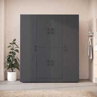 Roomart Waschmaschinenschrank DORA-I 160 cm, Anthrazit Eiche, 186 cm hoch, Bild 2