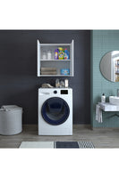 Roomart, bathroom washing machine cabinet Atlantic, washing machine superstructure, bathroom shelf, WHT: 70 x 191 x 70 cm, in white - bathroom cabinet, washbasin, bathroom furniture, bathroom cabinet, bathroom, with, vanity unit, bathroom furniture, set, washbasin, furniture, bathroom