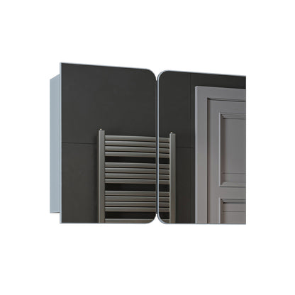 Roomart 3-teiliges Badmöbel-Set LYCIA, 49 cm, Waschtisch, Spiegelschrank und Hochschrank, in 4 Farben
