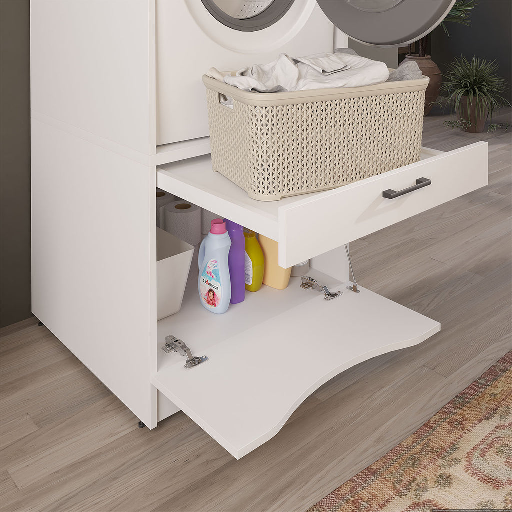 Roomart Waschmaschinenschrank SERIE 2, 66 cm, mit Ausziehbrett, in 2 Farben