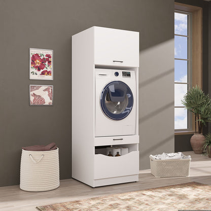 Roomart Waschmaschinenschrank SERIE 2, 66 cm, mit Ausziehbrett, in 2 Farben