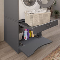 Roomart Waschmaschinenschrank SERIE 2, 66 cm, mit Ausziehbrett, in 2 Farben