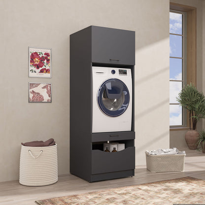 Roomart Waschmaschinenschrank SERIE 2, 66 cm, mit Ausziehbrett, in 2 Farben