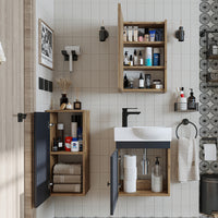 Ensemble de meubles de salle de bain - PUNTO - Meuble sous vasque - Meubles de salle de bain - Gäste WC - armoire de salle de bain, lavabo, meuble de salle de bain, armoire de salle de bain, avec, meuble sous vasque, meuble de salle de bain, ensemble, lavabo, meuble, meuble de salle de bain, salle de bain, armoires de salle de bain, schm