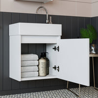 Roomart, MINI vanity unit with washbasin 50cm guest toilet bathroom furniture in 5 colors - and, mirror cabinet, cheap, sets, furniture, without, siphon, ceramic, bathroom furniture set, bathroom furniture sets, country style, washbasin, washbasin, bathroom cabinet, countertop basin