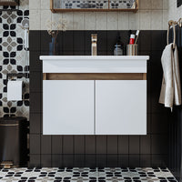 Roomart bathroom furniture set ATRIA 65 cm vanity unit with washbasin mirror cabinet tall cabinet - mirror bathroom, mirror cabinet bathroom 60 cm wide, bathroom mirror cabinet, mirror cabinet with lighting, mirror cabinet 80 cm wide, mirror cabinets for bathroom, mirror cabinets for bathroom