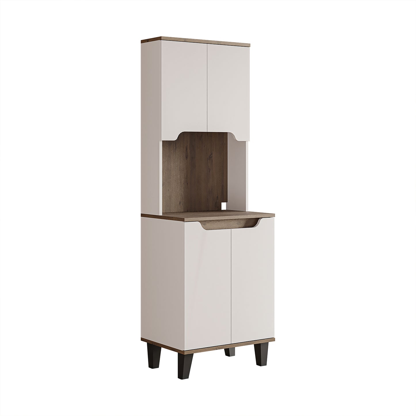 Roomart Küchenschrank DEFNE, 182 cm, mit offener Nische für Kaffeemaschine, in 5 Farben
