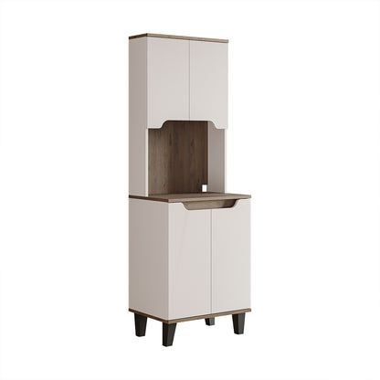 Roomart Küchenschrank DEFNE, 182 cm, mit offener Nische für Kaffeemaschine, in 5 Farben
