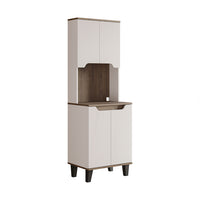 Roomart Küchenschrank DEFNE, 182 cm, mit offener Nische für Kaffeemaschine, in 5 Farben