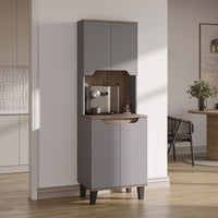 Roomart Küchenschrank DEFNE, 182 cm, mit offener Nische für Kaffeemaschine, in 5 Farben