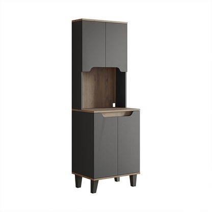 Roomart Küchenschrank DEFNE, 182 cm, mit offener Nische für Kaffeemaschine, in 5 Farben