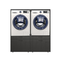 Roomart Waschmachinen Doppelschrrank Überbauschrank, 134 cm Breit, mit Ausziehbrett, in 3 Farben Roomart Waschmachinen Doppelschrrank Überbauschrank, 134 cm Breit, mit Ausziehbrett, in 3 Farben - waschmaschinenschrank, waschmaschinenregal, waschturm, schr