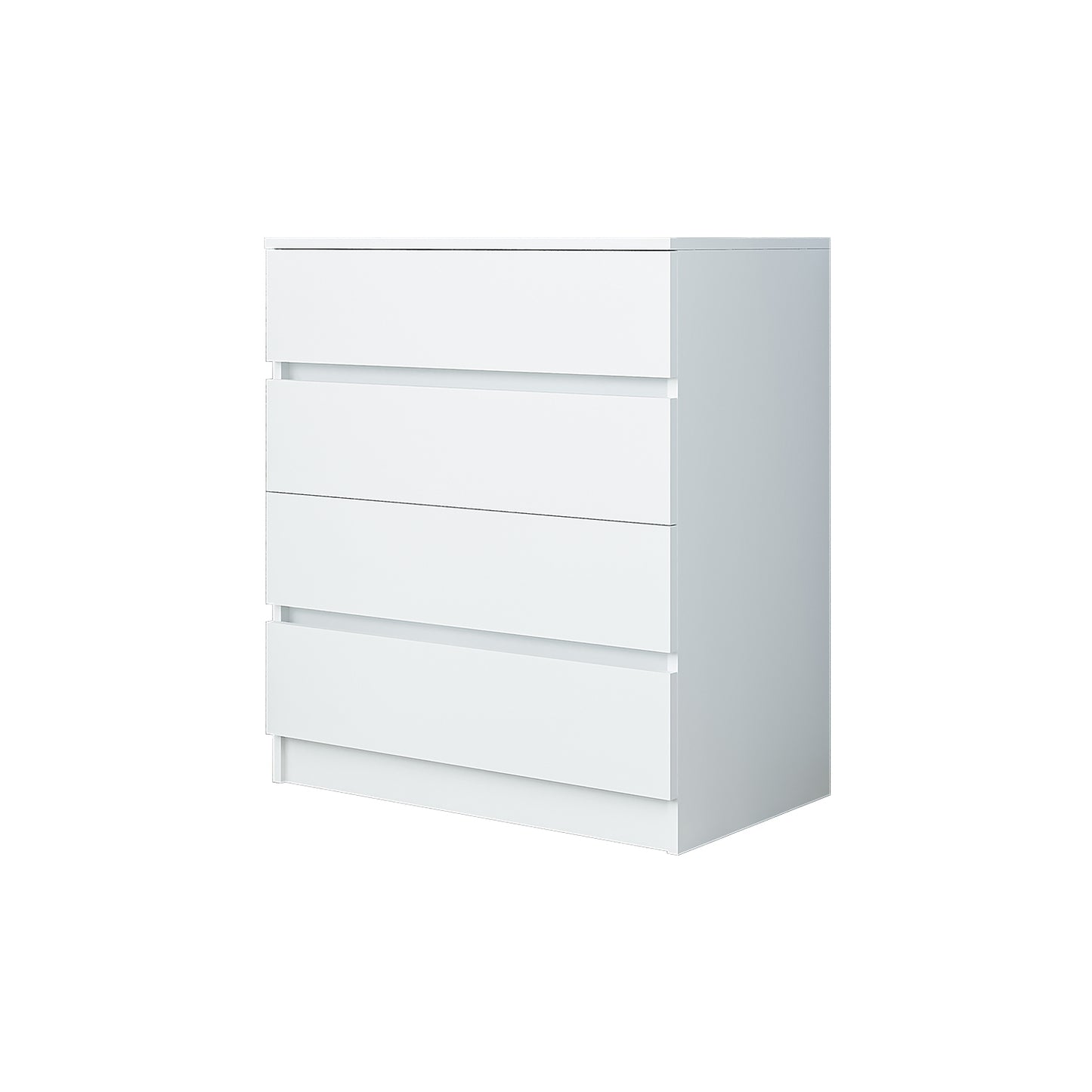 Roomart SIFO Mehrzweckschrank in Weiß – Schrank mit 4 Schubladen – Aufbewahrungsschrank für Wohnzimmer, Schlafzimmer, Esszimmer oder Büro – Modernes Design