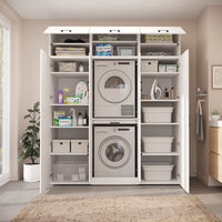 Roomart Waschmaschinenschrank DORA-I 190 cm, Weiß, 230 cm hoch, Bild 6