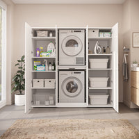 Roomart Waschmaschinenschrank DORA-I 190 cm, Weiß, 186 cm hoch, Bild 6