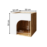 Roomart Tierhaus für Hunde & Katzen – Haustierhöhle RINO