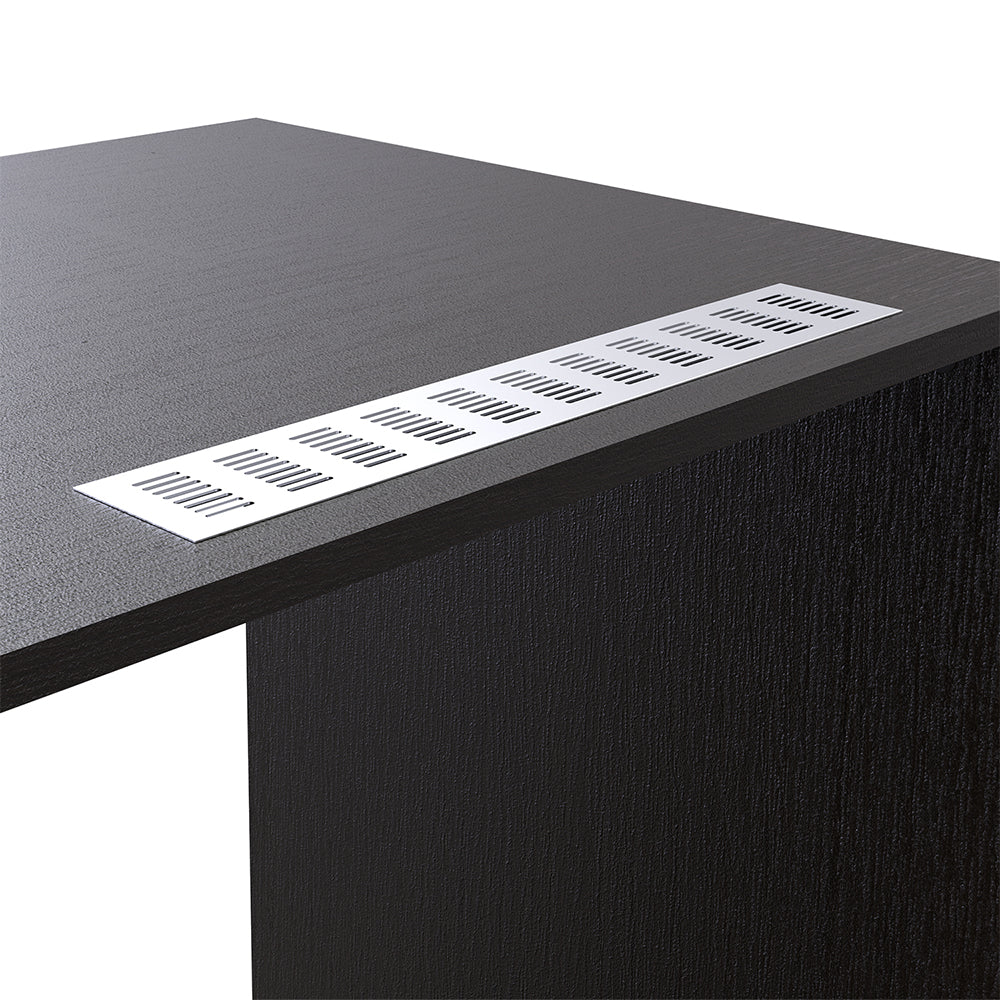 Roomart • Waschmachinenschrank für Hauswirtschaftsraum • HBT: 145x67x66,8 cm • Mit Schubladen und Ausziehbrett • Weiß • Schwarz eiche  • Eiche