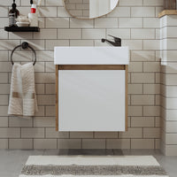 Roomart, MINI vanity unit with washbasin 50cm guest toilet bathroom furniture in 5 colors - and, mirror cabinet, cheap, sets, furniture, without, siphon, ceramic, bathroom furniture set, bathroom furniture sets, country style, washbasin, washbasin, bathroom cabinet, countertop basin