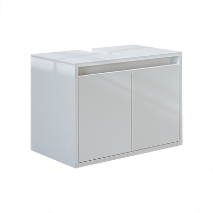 Roomart Badezimmer Unterschrank HBT:45x65x35 cm • Weiß • Eiche • Weiß-Eiche • Anthrazit Eiche