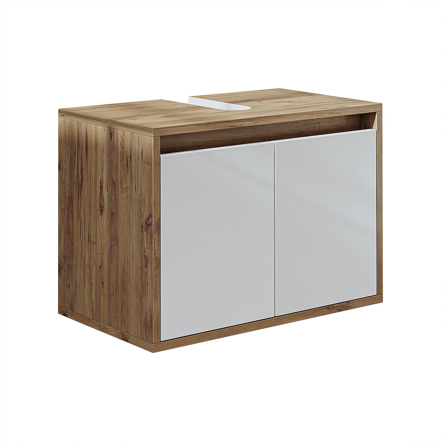 Roomart Badezimmer Unterschrank HBT:45x65x35 cm • Weiß • Eiche • Weiß-Eiche • Anthrazit Eiche