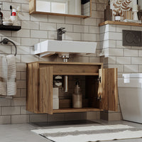 Roomart bathroom furniture set MELONA 3-piece, in 4 colors, 65cm vanity unit - mirror cabinet - tall cabinet- bathroom furniture, set, drain, washbasin, bathroom, furniture, bathroom furniture, bathroom, washbasin vanity unit, cm, wide, modern, washbasin, deep, with, vanity unit