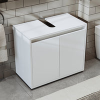 Roomart bathroom vanity unit HBD:55x65x35 cm - white - oak - white-oak - anthracite oak