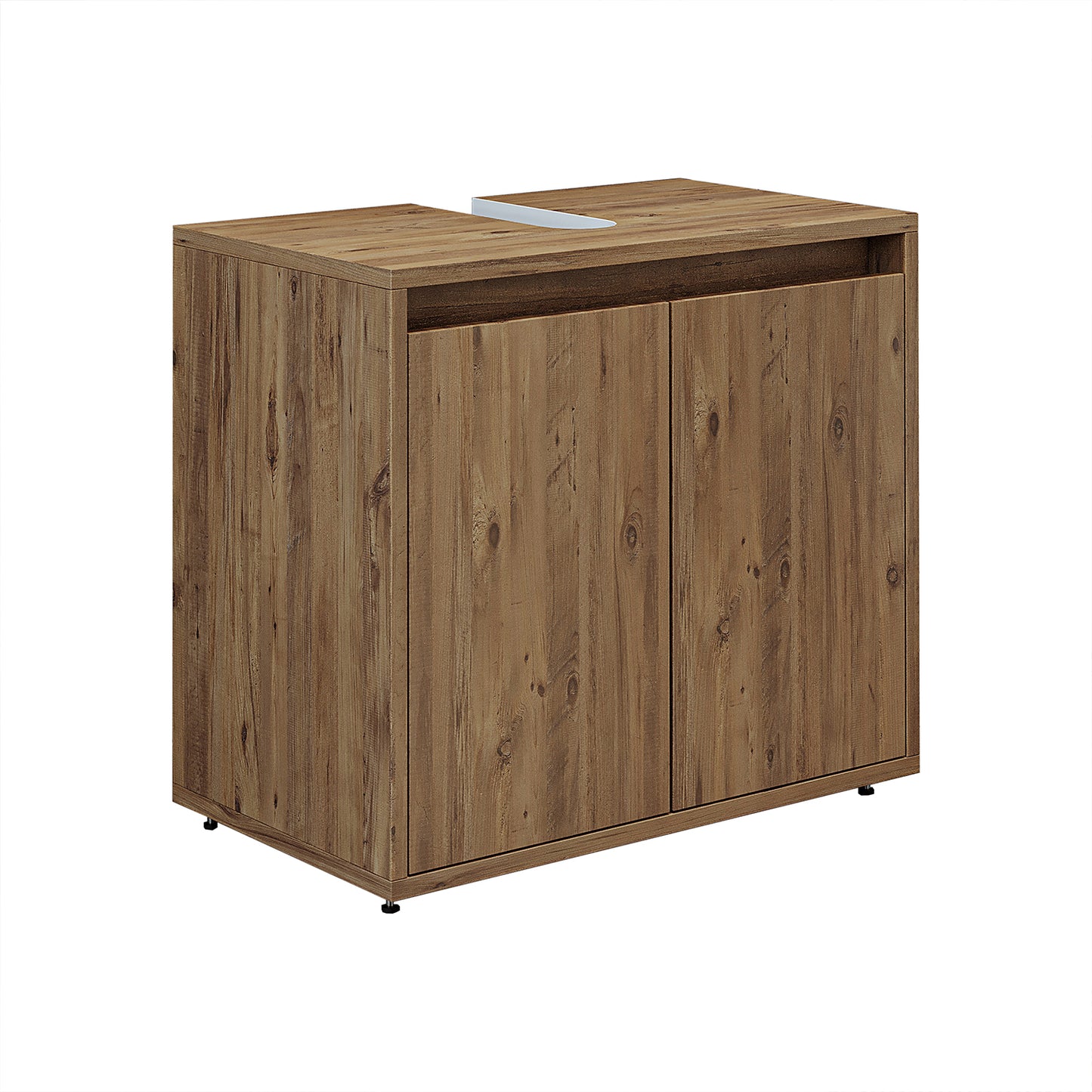 Roomart Badezimmer Unterschrank HBT:55x65x35 cm • Weiß • Eiche • Weiß-Eiche • Anthrazit Eiche