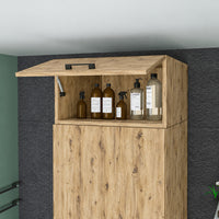 Roomart Aufsatzschrank - 60 cm, Klappschrank mit Gasdruckklappe, in 3 Farben