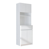Roomart Küchenschrank NAPOLI, 180 cm, mit offener Nische und Schublade, in 4 Farben
