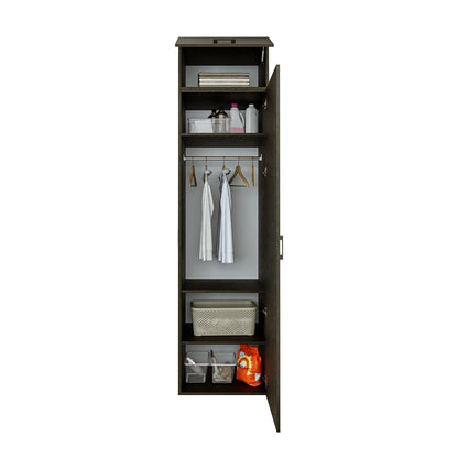 Roomart Hochschrank Waschküche 60 cm – 205 cm hoch, Soft-Close | in 3 Farben