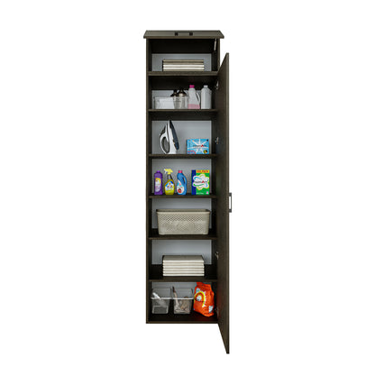 Roomart Hochschrank Waschküche 60 cm – 205 cm hoch, Soft-Close | in 3 Farben
