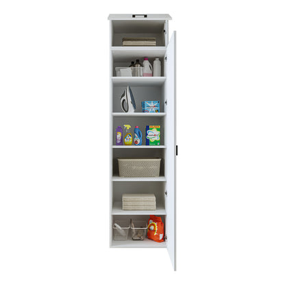 Roomart Hochschrank Waschküche 60 cm – 205 cm hoch, Soft-Close | in 3 Farben