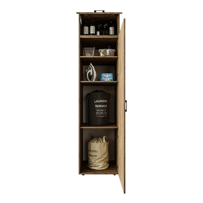 Roomart Hochschrank Waschküche 60 cm – 205 cm hoch, Soft-Close | in 3 Farben