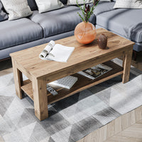 Roomart Couchtisch HELSINKI, 80 oder 110 cm, mit Ablageboden, in 4 Farben