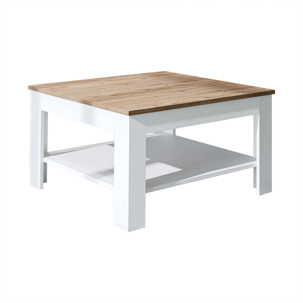 Roomart Couchtisch HELSINKI, 80 oder 110 cm, mit Ablageboden, in 4 Farben