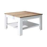 Roomart Couchtisch HELSINKI, 80 oder 110 cm, mit Ablageboden, in 4 Farben