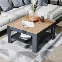 Roomart Couchtisch HELSINKI, 80 oder 110 cm, mit Ablageboden, in 4 Farben