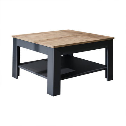 Roomart Couchtisch HELSINKI, 80 oder 110 cm, mit Ablageboden, in 4 Farben