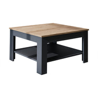 Roomart Couchtisch HELSINKI, 80 oder 110 cm, mit Ablageboden, in 4 Farben