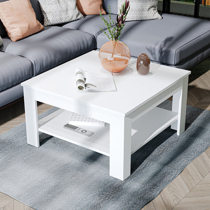 Roomart Couchtisch HELSINKI, 80 oder 110 cm, mit Ablageboden, in 4 Farben