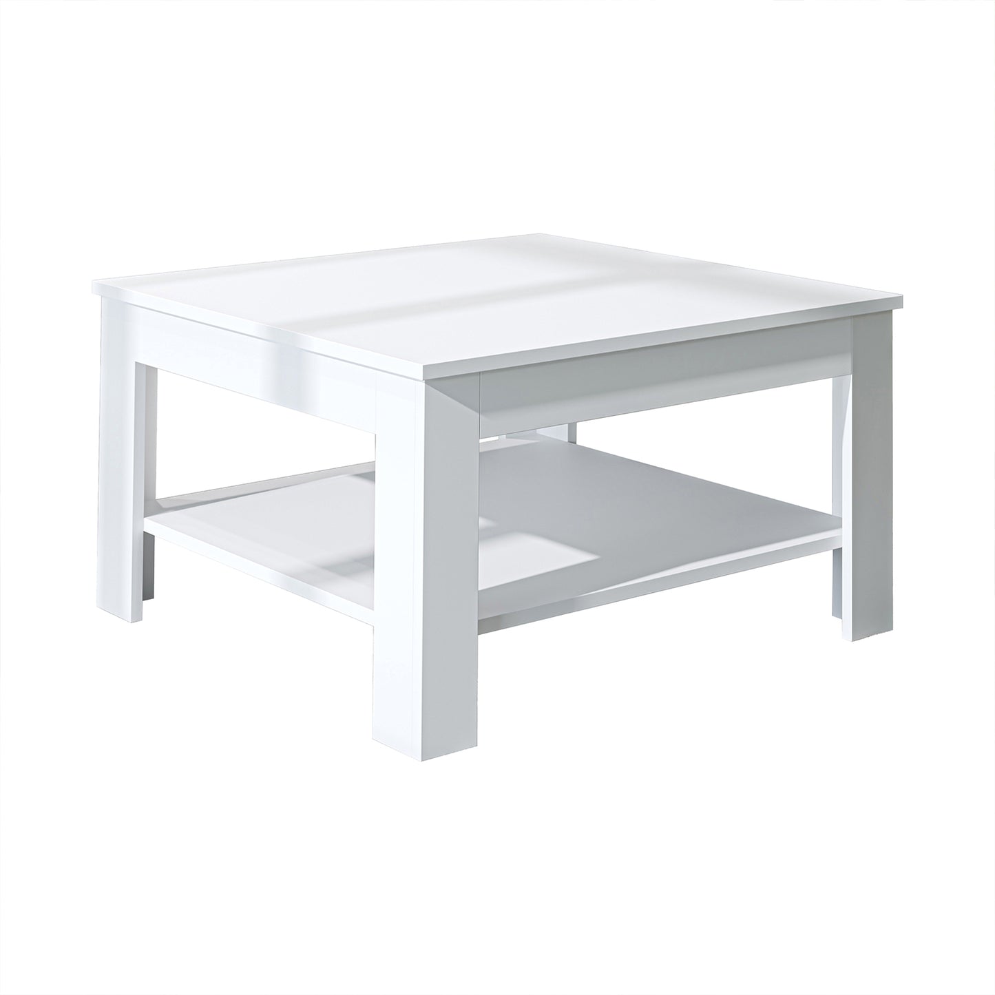 Roomart Couchtisch HELSINKI, 80 oder 110 cm, mit Ablageboden, in 4 Farben