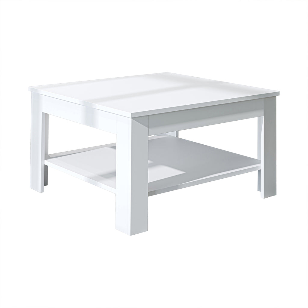 Roomart Couchtisch HELSINKI, 80 oder 110 cm, mit Ablageboden, in 4 Farben