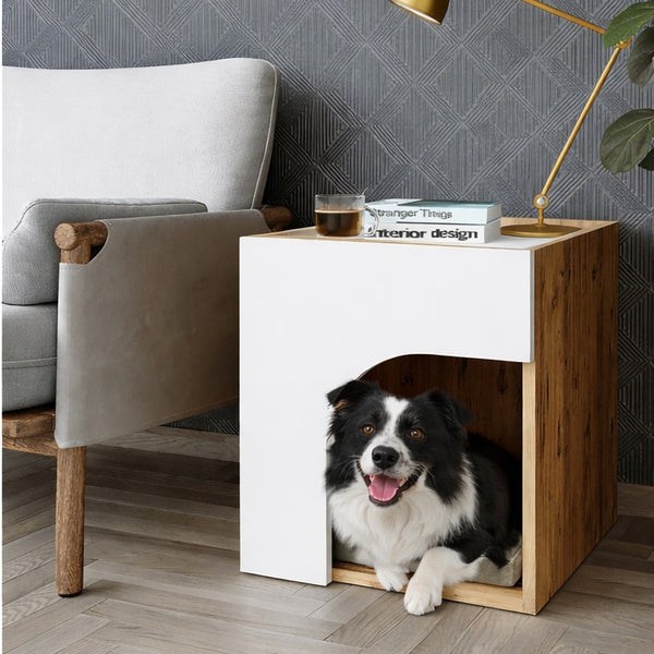 Roomart Tierhaus für Hunde & Katzen – Haustierhöhle RINO