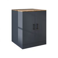 Roomart, Badezimmer Waschmaschinenschrank ATRIA, Waschmaschinenunterschrank, BHT: 70x 90 x 69 cm, in Weiß-Eiche, Eiche, Anthrazit Eiche, Weiß waschmaschinenschrank, waschmaschinenregal, waschturm, schrank, weiß, waschmaschinen, unterschrank, waschmaschine