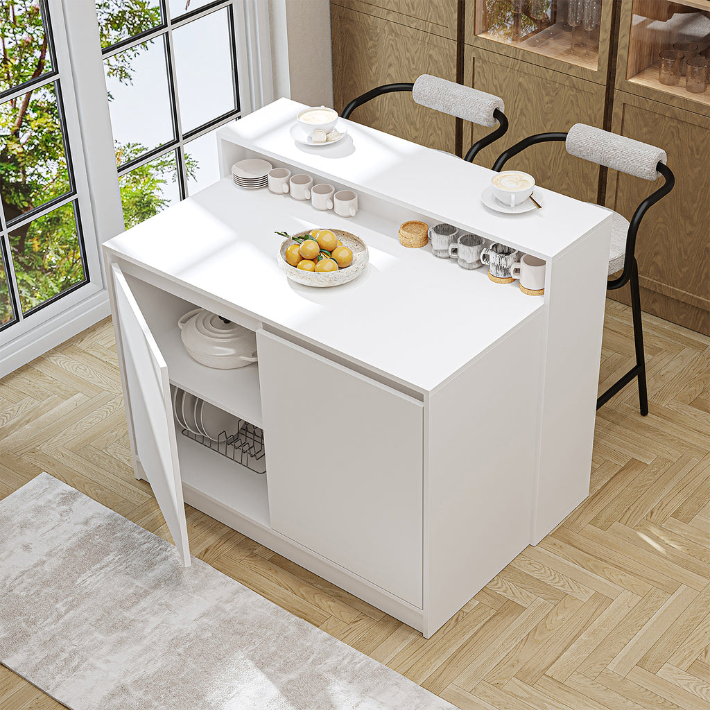 Roomart Kücheninsel, Bartisch, Küchentish - CORTADO - BHT: 120 X 100 X 80 cm
