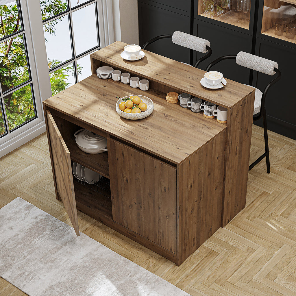 Roomart Kücheninsel, Bartisch, Küchentish - CORTADO - BHT: 120 X 100 X 80 cm