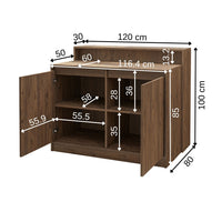 Roomart Kücheninsel, Bartisch, Küchentish - CORTADO - BHT: 120 X 100 X 80 cm