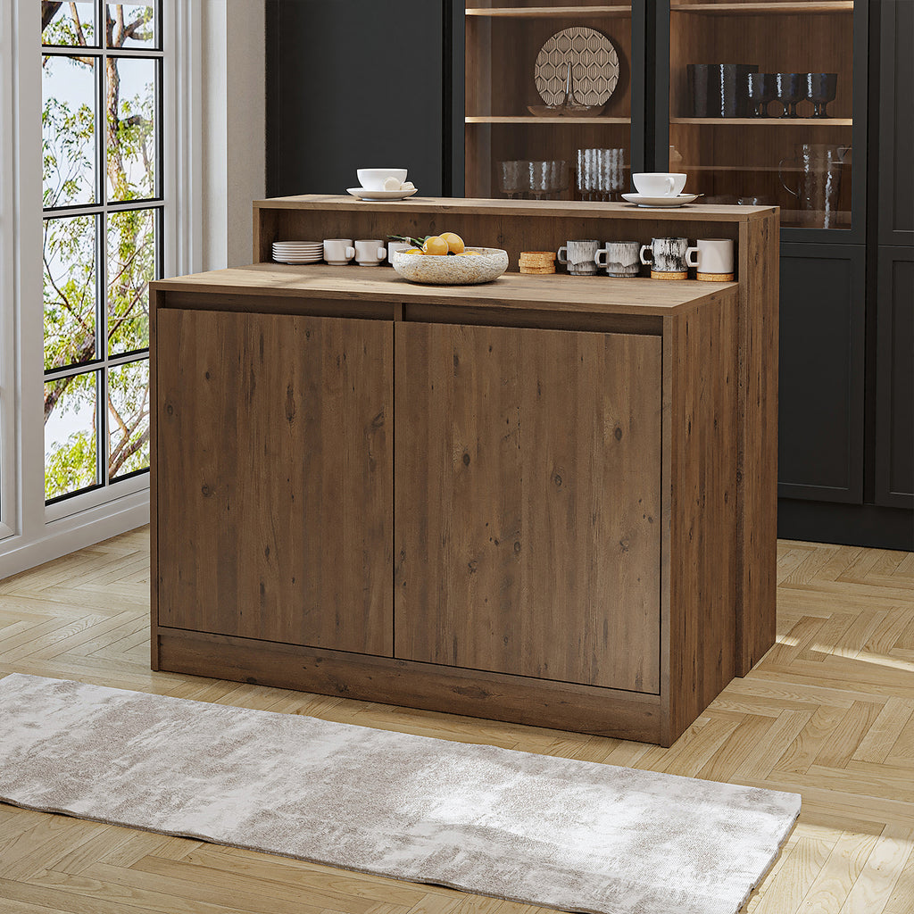 Roomart Kücheninsel, Bartisch, Küchentish - CORTADO - BHT: 120 X 100 X 80 cm