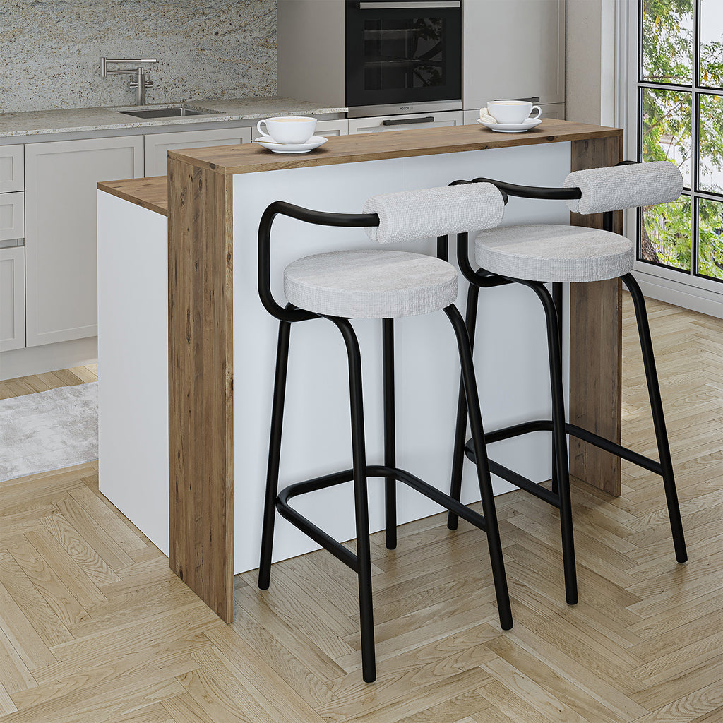 Roomart Kücheninsel, Bartisch, Küchentish - CORTADO - BHT: 120 X 100 X 80 cm